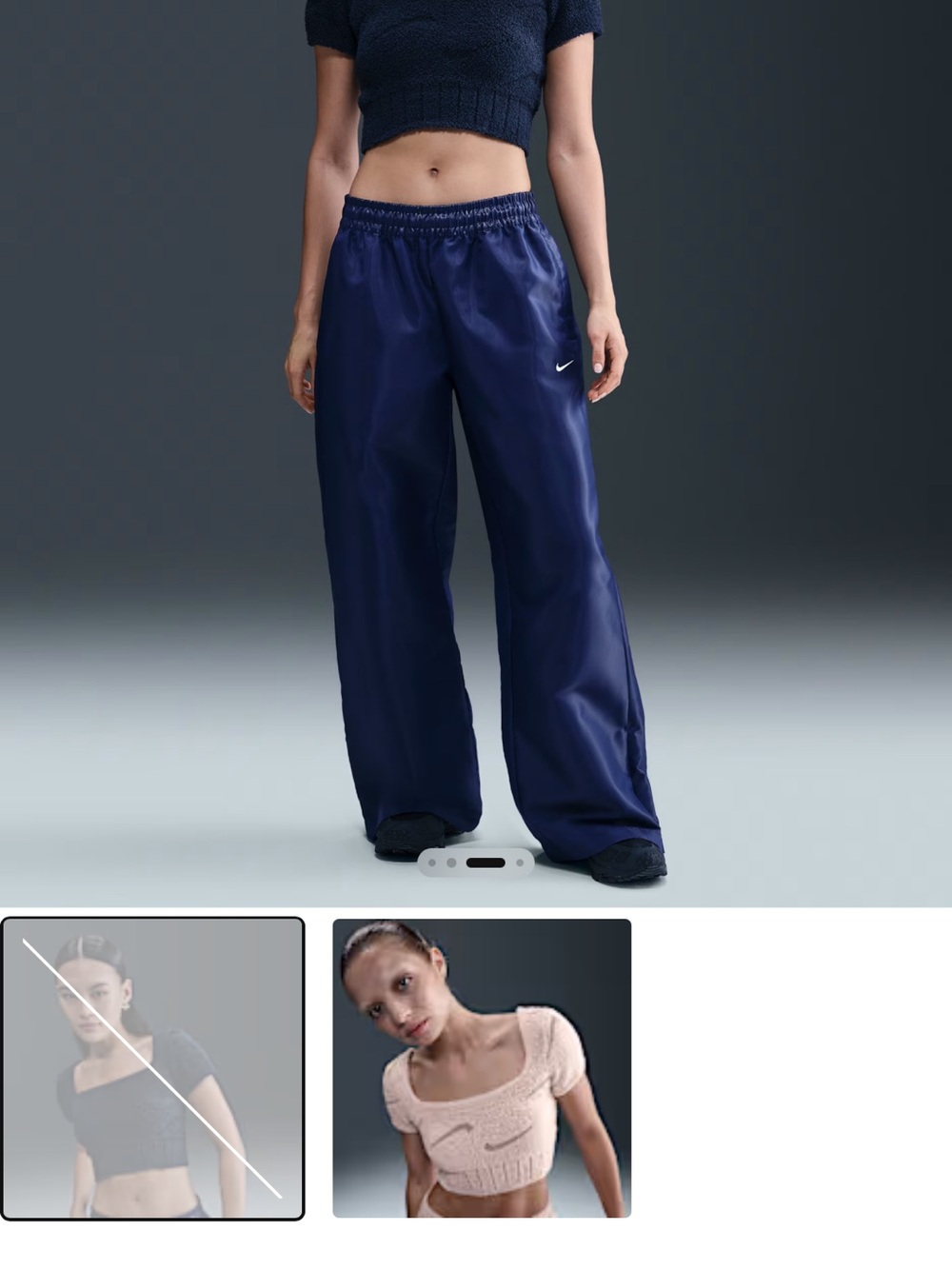 Nike sportswear Phoenix cozy bouclé - women’s short-sleeve cropped knit top - Picture 6 of 10